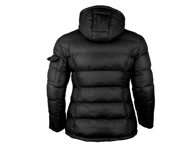 HELIOS PAFFUTO HEATED WOMEN'S COAT - SIZE: WOMEN 2XL - BLACK - Like New