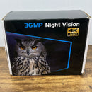 GENERIC 36MP 4K UHD NIGHT VISION BINOCULARS 5X ZOOM IR W/ 32GB CARD - BLACK - Like New