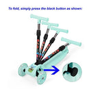 Scooters for Kids Toddler Scooter - Deluxe Aluminum 3 Wheel Glider w/Kick n Go - Brand New