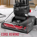 HOOVER REWIND PET UPRIGHT BAGLESS VACUUM CLEANER AUTOMATIC CORD REWIND - GRAY - Like New