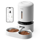 PETLIBRO 5L AUTOMATIC CAT FEEDER FOR 2 CATS, 5G&2.4G WI-FI CAT FOOD DISPENSER - Like New
