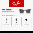RAY BAN RAY-BAN RB4165 JUSTIN CLASSIC SQUARE MEN WOMEN RUBBER TRANSPARENT GRAY - Like New