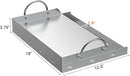 Onlyfire Universal Stainless Steel Griddle F1-BGG8201-SS - Silver - Like New