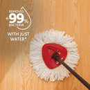 O-Cedar EasyWring Microfiber Spin Mop, Bucket Floor Cleaning System 50335649 - Brand New
