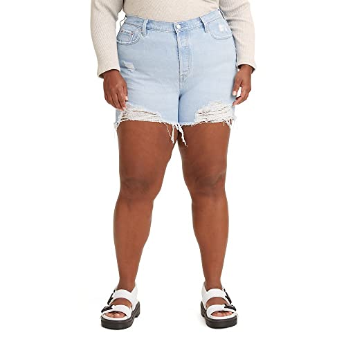 LEVI'S WOMEN'S PLUS GE 501 ORIGINAL HIGH-RISE JEAN SHORT SIZE WOMEN 16W OJAI - Brand New