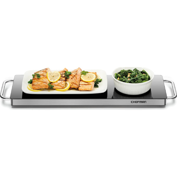 Chefman Long Electric Warming Plate Heating Element, Prep Food - Scratch & Dent