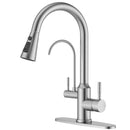 APPASO 3 IN 1 FAUCET WITH WATER FILTER - BRUSHED NICKEL - Like New