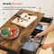 VASAGLE Kitchen Island, Kitchen Cart, VASAGLE003B01 - Rustic Brown/Black - Like New