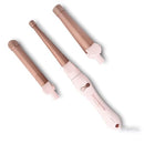 BEACHWAVER MULTI BARREL, PRO CERAMIC CURLING IRON - PINK ROSE GOLD - Like New