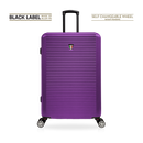 TUCCI ITALY 32" GIOIA ABS HARDSHELL SPINNER WHEEL TRAVEL SUITCASE - PURPLE - Brand New