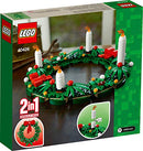 LEGO Iconic Christmas 2-in-1 Wreath with Big Red Bow and Advent 40426 - Like New