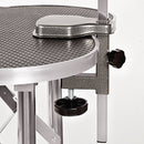 Master Equipment Bone Shaped Folding Table 45In B006Z0WIF4 - Black - Like New