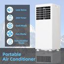 DAINSLEF 8000 BTU PORTABLE AIR CONDITIONER 4IN1 PORTABLE UNIT WHITE COVER - Like New