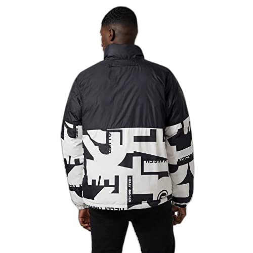 53596 HELLY-HANSEN MEN ACTIVE REVERSIBLE JACKET 824 NIMBUS CLOUD AOP MEDIUM - Brand New