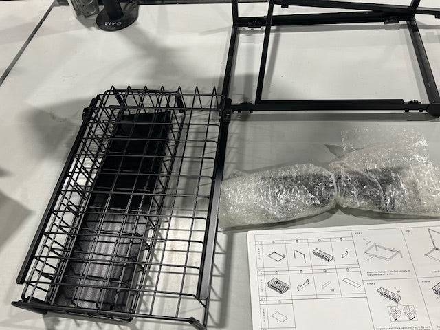 GENERIC BLACK ORGANIZER SHELFS - BLACK - Like New