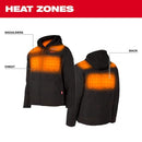 Milwaukee Men's Large M12 12-Volt AXIS Heated Hooded Jacket Size: Men L - Black - Brand New