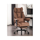 EFOMAO Fabric Office Chair, Big and Tall Chair 400 lb Weight Capacity - Brown - Like New