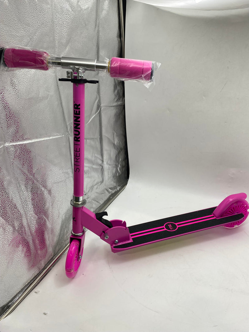 STREET RUNNER SELECT SERIES 2 WHEEL KICK SCOOTER BOYS AND GIRLS AGES 5 - PINK - Like New