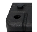 CALIFORNIA UMBRELLA 200 LBS RESIN 4-SECTION FILLABLE CANTILEVER PATIO - BLACK - Like New