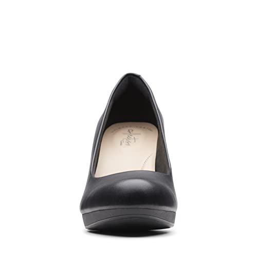 26129359 CLARKS WOMEN'S ADRIEL VIOLA DRESS PUMP SIZE 8 WIDE BLACK -SIZE 8 WIDE - Brand New