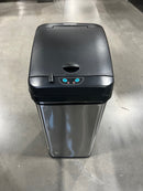 iTouchless 13 Gallon Sensor Trash Can DZT13P - Black/Stainless Steel - Like New