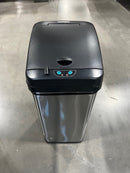 iTouchless 13 Gallon Sensor Trash Can DZT13P - Black/Stainless - Scratch & Dent