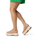 B0CN34SN7L Sorel Women's Dayspring Slingback Sandals - Beige, Chalk - Size 8.5 - Brand New