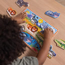 MELISSA DOUG WOODEN PEG PUZZLE SET 4-PACK VEHICLE FARM SAFARI PET - MULTICOLOR - Brand New