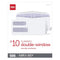 OFFICE DEPOT DOUBLE-WINDOW ENVELOPES