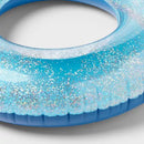 SUN SQUAD 42" RING TUBE - SLIVER GLITTERING/LIGHT/DARK BLUE - Like New