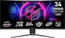 MSI MPG 346CQRF X24 34" 3440 X 1440 (UWQHD) Gaming Monitor HDR Ready - Black - Like New