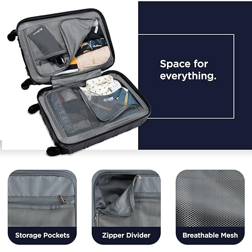 Ben Sherman Nottingham Lightweight Hardside 4-Wheel Spinner Travel Luggage - Like New