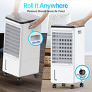 Evaporative Air Cooler, fancole 3-in-1 Portable Air Conditioning - Black - Brand New