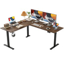AGILESTIC L SHAPED STANDING DESK ELECTRIC CORNER, 63 X 55 IN, - Scratch & Dent
