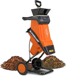 SuperHandy Leaf Shredder Mulcher Corded Electric 17:1 Reduction GUT018 - Orange Like New