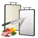 KUNDITA STAINLESS STEEL CUTTING BOARD DOUBLE SIDED CUTTING BOARD (16”×12”) - Brand New