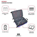 SWISSGEAR 8018 EXPANDABLE LUGGAGE CHECKED-LARGE 27" SA8018 - BLUE VIOLET - Like New