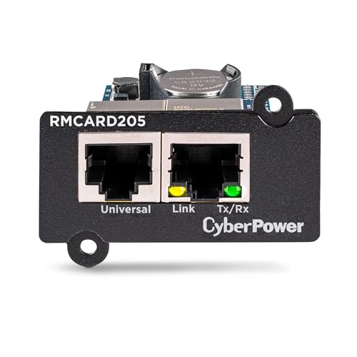 CYBERPOWER RMCARD205 UPS & ATS PDU REMOTE MANAGEMENT CARD - BLACK - Like New