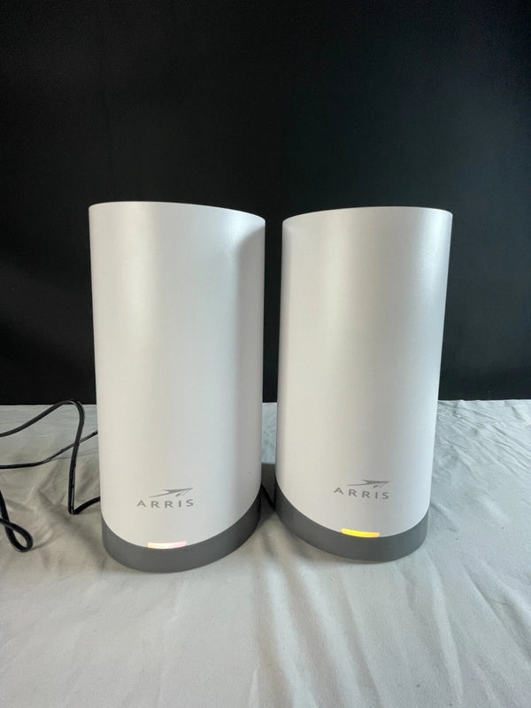 ARRIS SURFBOARD MAX DASH AC3800 TRI-BAND WI-FI 5 MESH SYSTEM 2 PACK - WHITE - Like New
