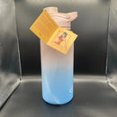 BLOGILATES 64OZ HALF GALLON PLASTIC WATER BOTTLE (BPA FREE) - BLUE OMBRE - Like New