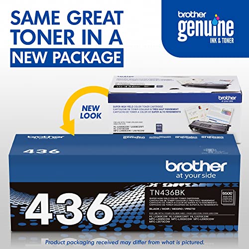 BROTHER TN436BK SUPER HIGH YIELD TONER RETAIL PACKAGING - BLACK - Brand New