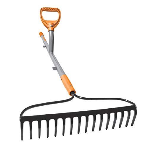 ERGIE SYSTEMS ERGIESHOVEL ERG-BWRK16 STRAIN REDUCING BOW RAKE - GRAY/ORANGE - Like New