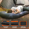 TOBTOS Inflatable Camping Pillow Thick 6 Inch Ultralight Sleeping Pad LG70 - Like New