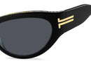 MARC JACOBS SUNGLASSES CAT EYE FULL RIM MJ1087/S0YB7T4 SIZE: 61/19/120 - BLACK - Like New
