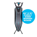 Minky Ergo Prozone Ironing Board | Made in UK | Dual Iron Rest, Heat Reflective - Like New