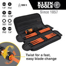 KLEIN TOOLS INSULATED SCREWDRIVER 8-IN-1 SCREWDRIVER 32288 - ORANGE - Like New