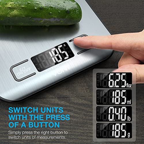 VONT MILO KITCHEN FOOD MEASUREMENT UNITS VNT-KSO1 - SILVER - Like New
