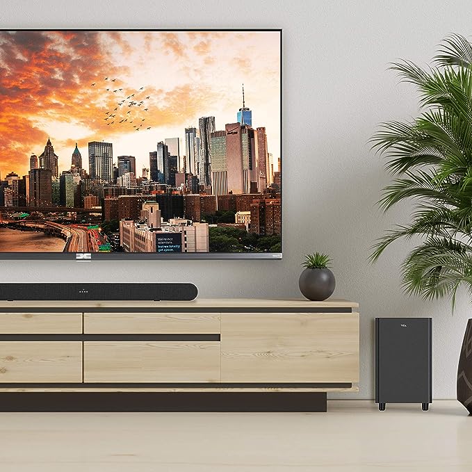 TCL Alto 6+ 2.1 Channel Dolby Audio Sound Bar Wireless Subwoofer TS6110 - Black - Like New