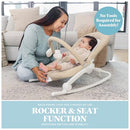 Baby Delight Aura | Deluxe Portable Rocker & Seat for Infants | BD06560 - Oat - Like New