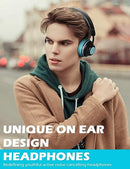 SuperEQ S2 Active Noise Cancelling Headphones On-Ear Headphones SUEQ-S2 -Blue - Like New
